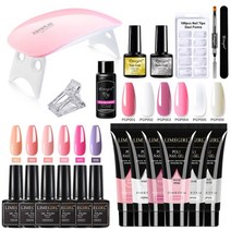 nail set with nail 램프 nail 건조기 nail drill machine 매니큐어 세트 키트 폴리겔 nail gel polish set soak-off nail a, LH09-001, 협동사