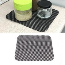 주방 블랙 미끄럼방지 정리매트 1P 드라잉매트 식탁 양념통 식기건조대 업소용작업대