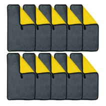 극세사 기스없는 양면 대형 세차타월 10개, 혼합색상