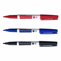 라인플러스 화인 보드마카 1mm 세필 1타 12개입, 검정