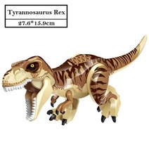 레고호환 티라노사우루스 쥬라기 쥬라기공원 부품 블럭 피규어 디노 월드 대형 공룡 벽돌 빌딩 블록 티라노사우르스 인도미누스 장난감, 티라노사우르스 렉스