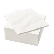 이케아 종이냅킨 냅킨 예쁜냅킨 테이블냅킨 집들이 카페 40x40cm 10매, 01. 올화이트 10매