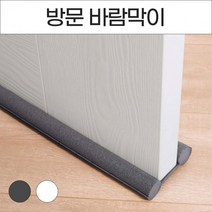 빈틈없게 외풍차단 방문 틈막이 틈새막이 문틈막이 문풍지 문틀 바람막이, No.02방문바람막이화이트