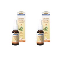 Scleranthus 25ml Biofloral Fleurs De Bach 28, 2팩