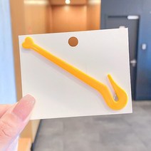1/2/4pcs 다채로운 고무 밴드 리무버 도구 헤어 커터 다치게하지 살롱 모자 컷 나이프 스타일링 액세서리, 04 Yellow No Card 1Pcs