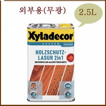 씨라데코 오일스테인 방부 방습 외부 목재보호 2.5L, 무색(투명)