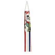 바람자루 윈드삭 풍향기 70140cm 일본 잉어 스프레이 windsock 유영 물고기 깃발 koinobori 연 만화 물고기 다채로운 windsock 잉어 양말 깃발, 140cm 블랙 화이트