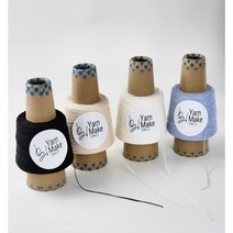 사다리얀 100g 팬시얀 포인트실 뜨개실 yarn 얀스케치, 952. 스카이