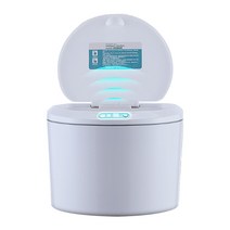 우주고양이 쓰레기통 날파리 가정용 분리수거함 냄새안나는자동센서 휴지통, 3L-화이트, 1개