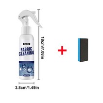 자동차 실내 쇼파 세정제 클리너 30 100 자동차 인테리어 가죽 세척제 패브릭 클리닝 스프레이 자동차 인테리어 루프 클리너 패브릭 플란넬 가죽 클린, 스펀지 포함 100ml