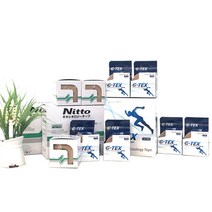 NITTO 닛또 키네시올로지 지텍스 근육테이프 스포츠테이핑 1롤, 01. NITTO 2.5cm x 5m 1롤
