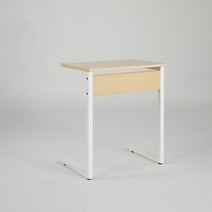 동서가구 엘리안 비스포크 포스코 스틸 1인 700 와이드 철제 책상 16colors DF643766, 베이지, 블랙