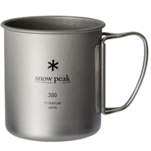 snow peak 스노우피크 티타늄 싱글 머그, 300ml, 1개