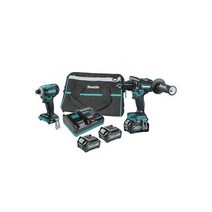 Makita 마키타 Max XGT 40V 2.5가 포함된 2-공구 콤보 키트아 배터리 새것