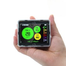실내용 미세먼지 측정기 포름알데히드 TVOC PM2.5, 포름알데히드버전-포름알데히드+온도및습도