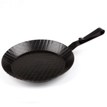 800도씨 블랙시즈닝 무쇠 편수 양수 후라이팬 스테이크팬 철팬 빠에야팬, 28cm 편수 (후라이팬), 1개