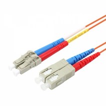 엠비에프 MBF-LSM05 (5m) LC-SC-2C 멀티 광점퍼코드, 상세페이지 참조, 1개