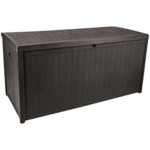 제설함 염화칼슘 모래적사함 장비용품 보관함 적재함, 브라운 56x56x62cm