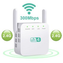 5 Ghz 와이파이 리피터 무선 와이파이 익스텐더 1200Mbps 와이파이 앰프 300Mbps 장거리 와이파이 신호 부, US Plug_2.4G White