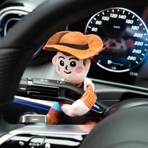 그로밋 깜빡이인형 자동차 장식인형 자동차 방향지시등 와이퍼실내장식 깜빡이인형, N