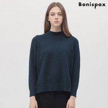 보니스팍스 밑단 트임 나그랑 모크넥 니트-BY48KP300