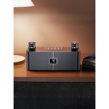 가정용노래방기계 집 홈 무선마이크 반주기 블루투스 휴대용 이동식 노래방, 상위버전 골드-듀얼마이크