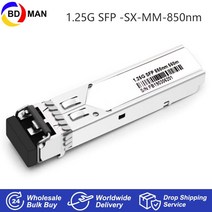 유니파잉10G SFP 트랜시버 SFP10GSR 10Gbase SR MMF LC 850nm 300m Ubiquiti Unifi UFMM10G Mikrotik S 8, 07 For Netgear