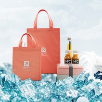 소소일상 Dream Travel 보냉가방 보냉백 아이스백 1+1, 보냉백 주황2종