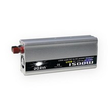 알루미늄 자동차 인버터 12V 220V 1500W 2000W DCAC 전압 변환기 수정 된 순수 사인파 전력 전송 전기, 01 500W_02 24V_01 110V 60Hz