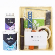 조광페인트 자연N 방문페인트+도구세트(방문 페인팅 세트), 어디나2L(애플그린)+젯소1L