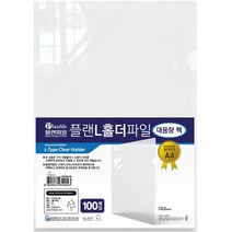 미령문구 A4 간지파일 100장 2세트 L-홀더투명파일