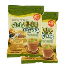 귀리앤렌틸콩미숫가루700GX2봉 볶은렌틸콩파는곳 소화에도움 면역력에도움, 단품, 2개