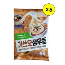 (상온)[풀무원]가쓰오생우동/볶음우동 2종, 3.아빠우동x3개+아빠볶음우동x2개