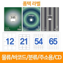 폼텍라벨모음(물류관리용 바코드용 분류용 주소용 CD/DVD용), LS3189