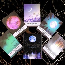 Lo Scarabeo Pre-Raphaelite Tarot Bright 78-카드 데크 더 지침을 가져다 줄 것이다 당신의 생활 점술 게임 장난감 재산, [13] Moonology Oracle
