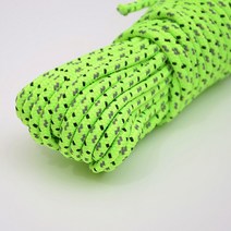 로프 야외 하이라이트 방풍 반사 텐트 캐노피 풀 캠핑 경고 손으로 만든 DIY 형광등 라인, fluorescent green, 4mm, 5m