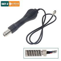 GORDAK 958A 968 8586D 868 솔더링 스테이션 용 863 핫 에어 건 핸들, 02 B