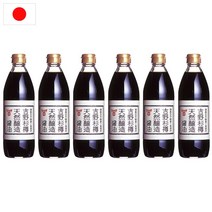 일본 훈도킨 스기타루 삼나무 통 천연 전통 양조 쇼유 간장 500ml 6팩