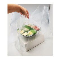 새담 11번 M형 투명 비닐 쇼핑백 (40호) 50장, 1개 (50매입)