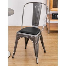 알루미늄 의자 사각형 테라스 실외 카페 행사용 야외, 핑크색