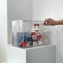 투명 아크릴 피규어 레고 케이스 단일형, 단일형+계단