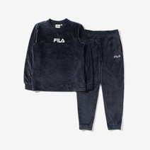 휠라 키즈 벨로아 라운지 세트 네이비 FK2FSD4101X