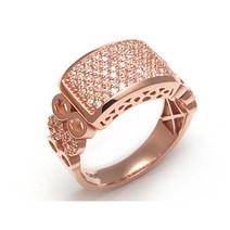 [비앤비골드]18K 사각 유니크 반지 RSS18083