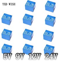 10pcs 릴레이 SRD-05VDC-SL-C SRD-09VDC-SL-C SRD-12VDC-SL-C SRD-24VDC-SL-C 5V 9V 12V 24V 10A 250VAC 5P, 01 5V
