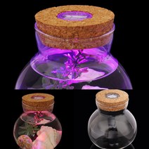 LED 코르크 유리병 코르크용기 시럽유리병 저장유리병