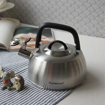 인덕션사용 스텐 삐삐 대용량 주전자 2L 물주전자 생강차 간편세척 우엉차 모과차 물끓이기 넓은입구