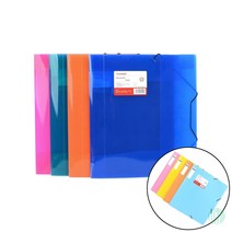컬러 A4 클리어화일 케이스 A4파일 A4판 서류철 A4파일, 불투명