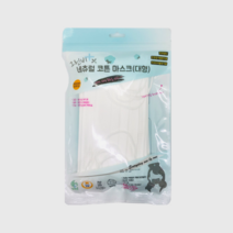 그린비 국산 네츄럴 코튼 천연 목화솜 트러블방지 일회용 비말차단 덴탈 마스크 10매 대형