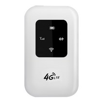 범용 라우터 무선 인터넷 휴대용 WIFI 자동차 홈 인터넷, 2100mAh, 화이트