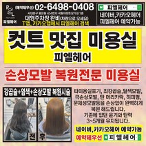 피엘헤어 여자 컷트+아쿠아헤드스파+두피스켈링 마사지 손상모발복구클리닉 복원전문